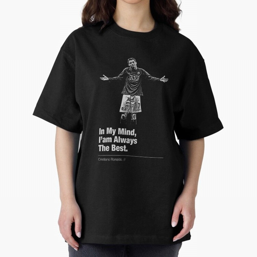 I'am Always The Best Oversized T-Shirt Celebrate Supporters United by FIFA World Cup 2026 Spirit, Connected to Germany, Haaland, Global Supporter Spirit, Legendary Goals, National Colors and Tournament Celebration; Ideal for Fans Who Follow Messi,