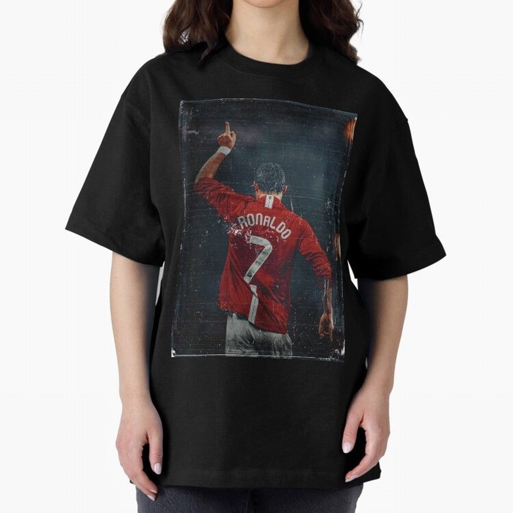 Cristiano Ronaldo Vintage Oversized T-Shirt Build Match Day Hype around FIFA World Cup 2026 Group Stage, Cristiano Ronaldo, Haaland and CR7, Brazil, Portugal and Argentina, Soccer Culture, Superstar Moments, National Team Dreams and Competitive