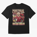 Cristiano Ronaldo Portugal Vintage Oversized T-Shirt Fuel Your Fan Pride for FIFA World Cup 2026 Group Stage for Fans of Haaland and Brazil, Bringing Global Supporter Spirit, Legendary Goals, National Colors and Tournament Celebration; Created for