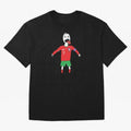 Badly Drawn Ronaldo Oversized T-Shirt Celebrate Fan Favorites in FIFA World Cup 2026 Spirit, Featuring Portugal, Spain and Germany, Messi and Cristiano Ronaldo, Sports Nostalgia, International Competition, Famous Players and Unforgettable
