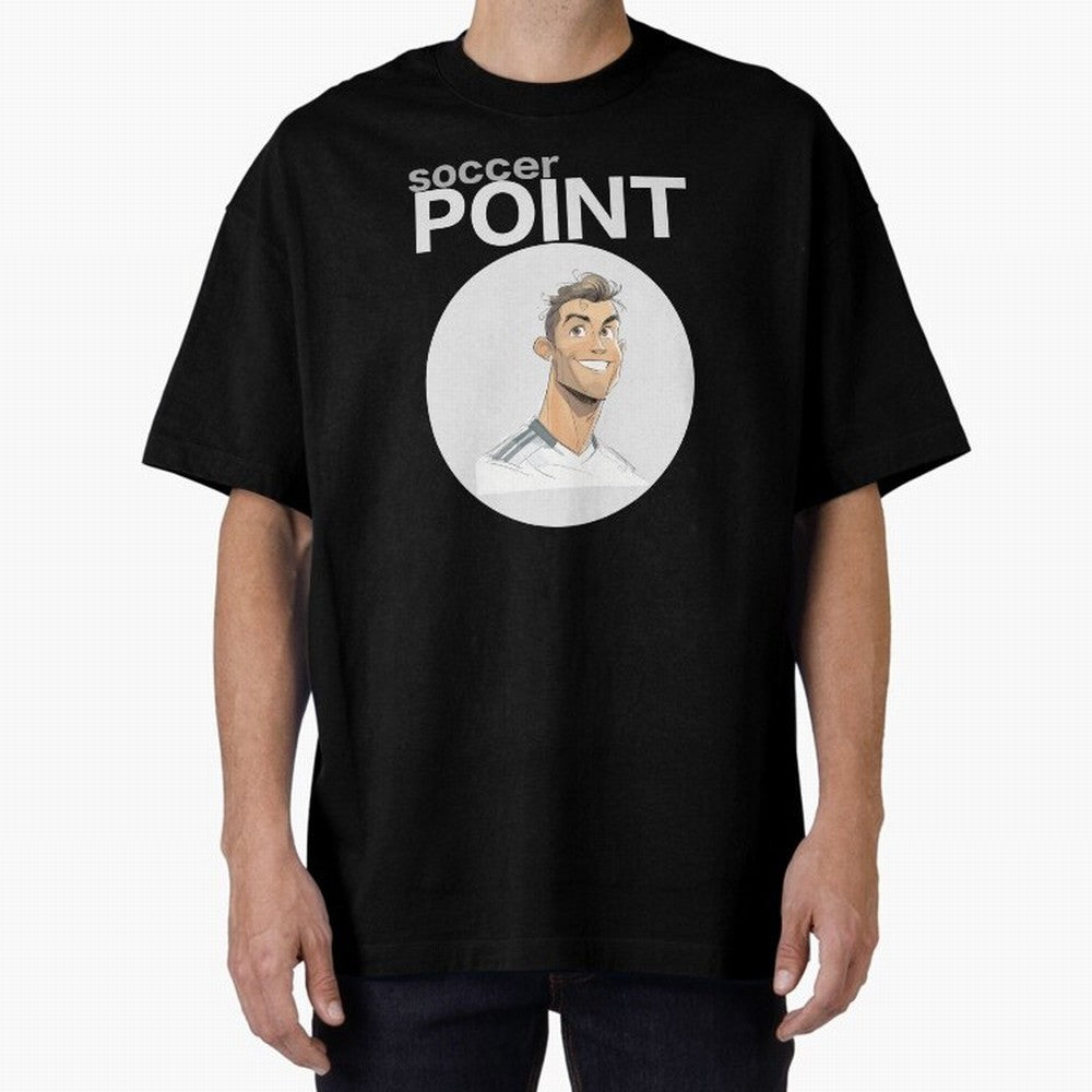 Cristiano Ronaldo POINT Oversized T-Shirt Support Your Favorite Stars during FIFA World Cup 2026 Group Stage Spirit, Filled with Netherlands, Messi, Stadium Memories, Football Loyalty, International Chants and Championship Tradition; Perfect for
