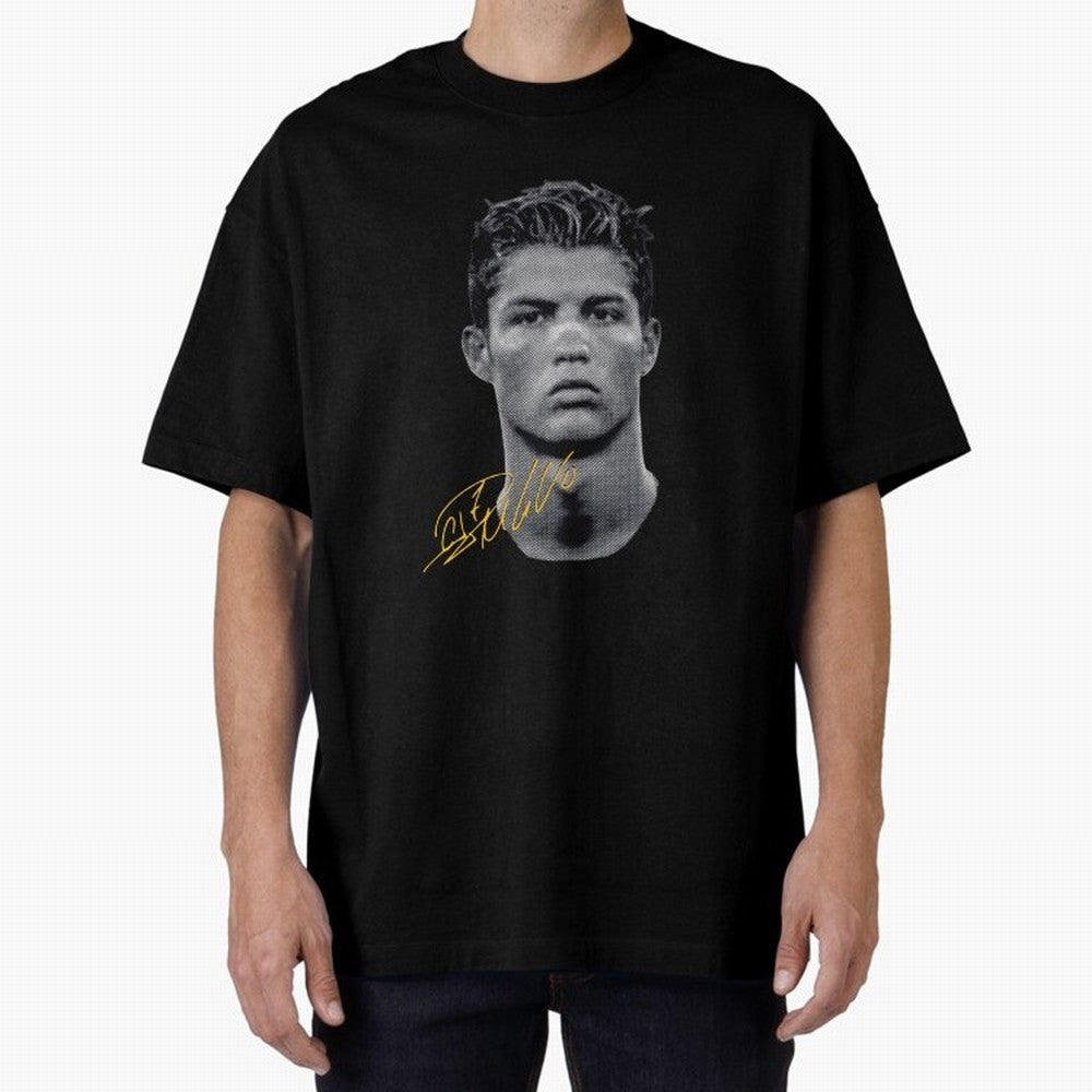 Vintage Cristiano Ronaldo Oversized T-Shirt Make Your Look Match Global Football Passion for FIFA World Cup 2026 USA Canada Mexico, Made for Messi and Cristiano Ronaldo, England, Champion Mindset, Group Stage Buzz, Knockout Tension and Passionate