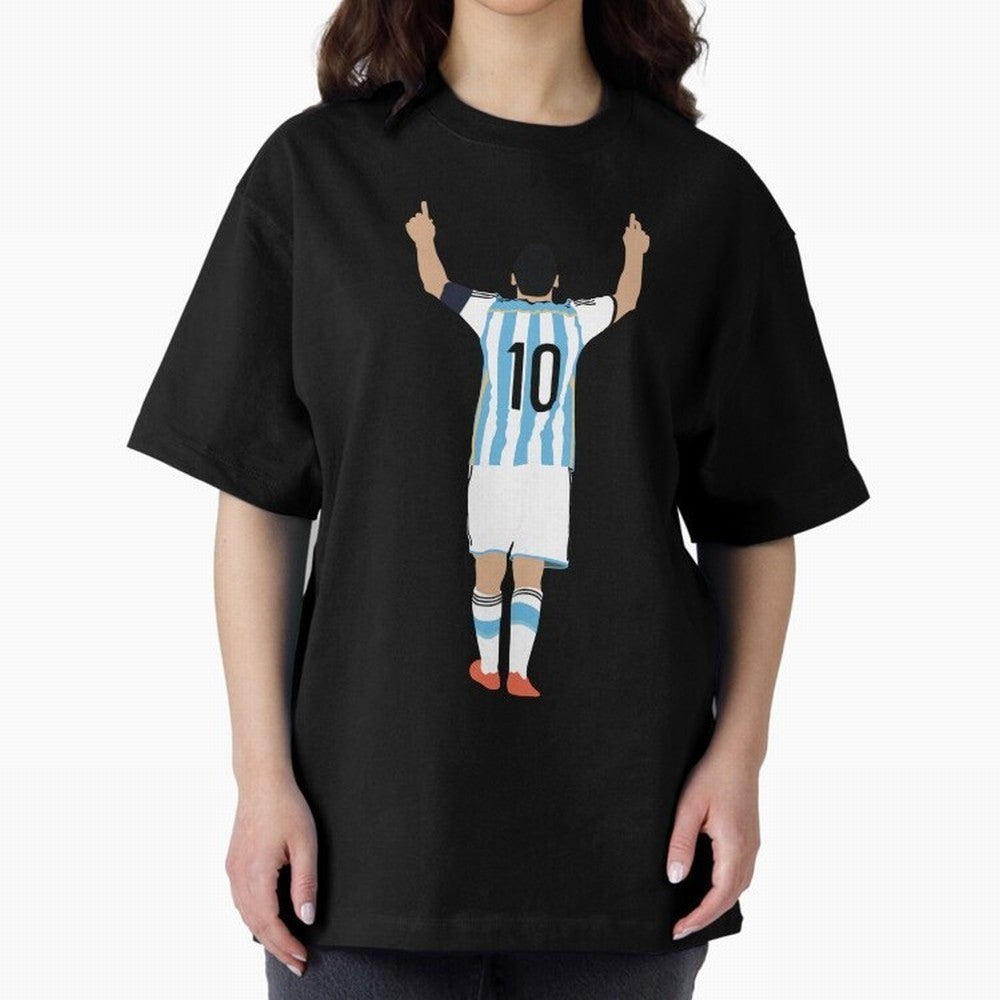 Lionel Messi, #m30 Oversized T-Shirt Experience the Global Stage of FIFA World Cup 2026 for Fans of Messi and Cristiano Ronaldo and France, Bringing Supporter Pride, Iconic Celebrations, Legendary Names and Global Match Day Energy; Perfect for