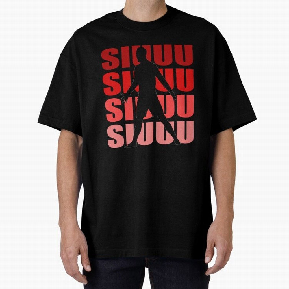 cristiano ronaldo siuuu Oversized T-Shirt Follow FIFA World Cup 2026 Group Stage Featuring Cristiano Ronaldo, Haaland and CR7, Portugal, Spain and Germany Energy, Sports Nostalgia, International Competition, Famous Players and Unforgettable