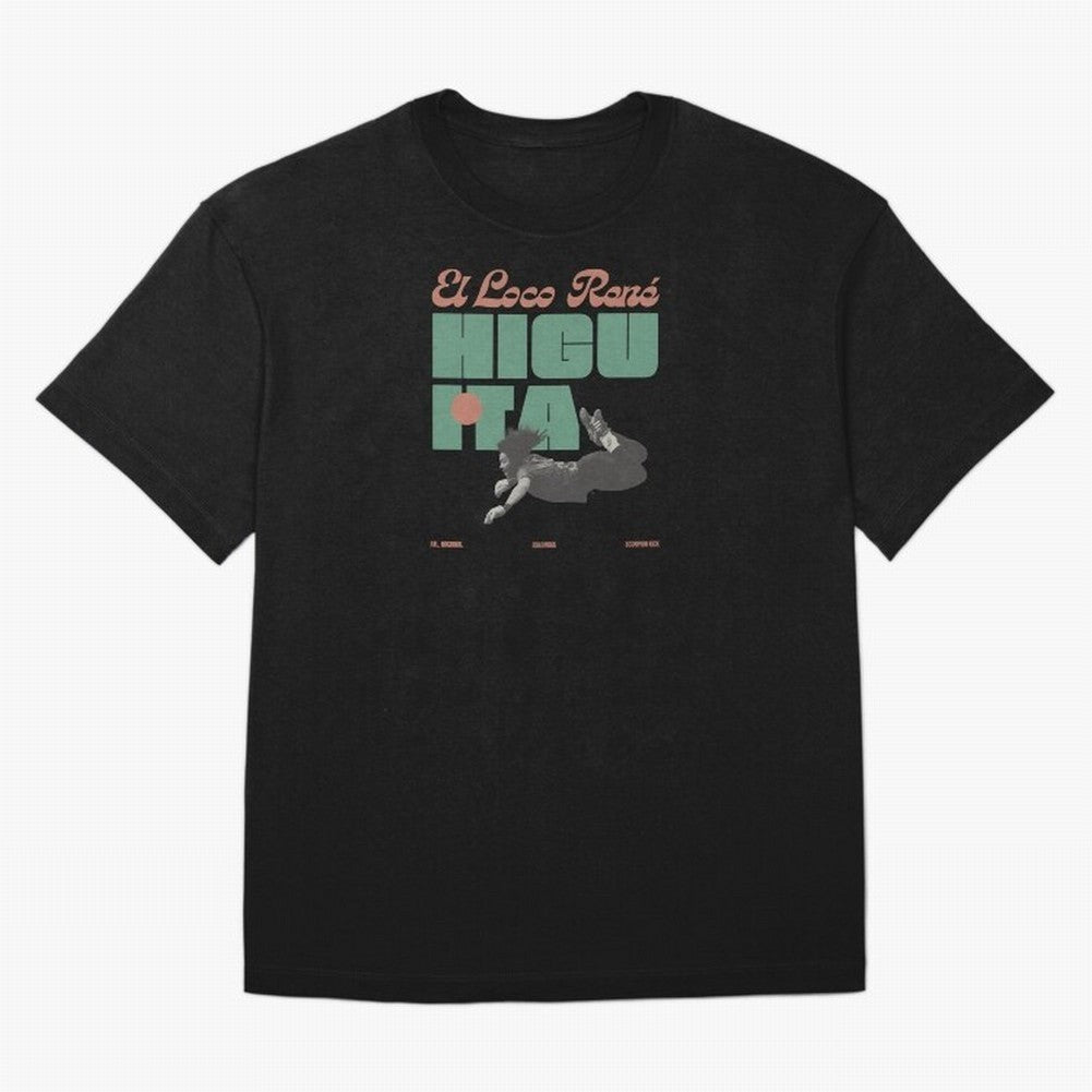 Rene Higuita Minimalist Oversized T-Shirt Follow Every Goal of Match Day Hype around FIFA World Cup 2026 USA Canada Mexico, CR7 and Messi, England and Germany, Worldwide Fan Energy, Dramatic Goals, Stadium Lights and Championship Celebrations;