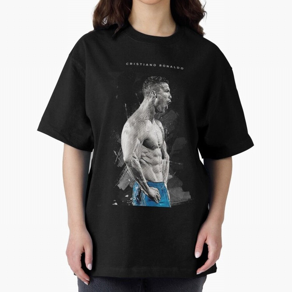 Cristiano Ronaldo Cristiano Ronaldo Oversized T-Shirt Bring Match Day Fire to FIFA World Cup 2026 for Fans of Messi, CR7 and Mbappe and Portugal, Bringing Goal Celebration Energy, Supporter Heritage, Football Icons and Worldwide Tournament Joy;
