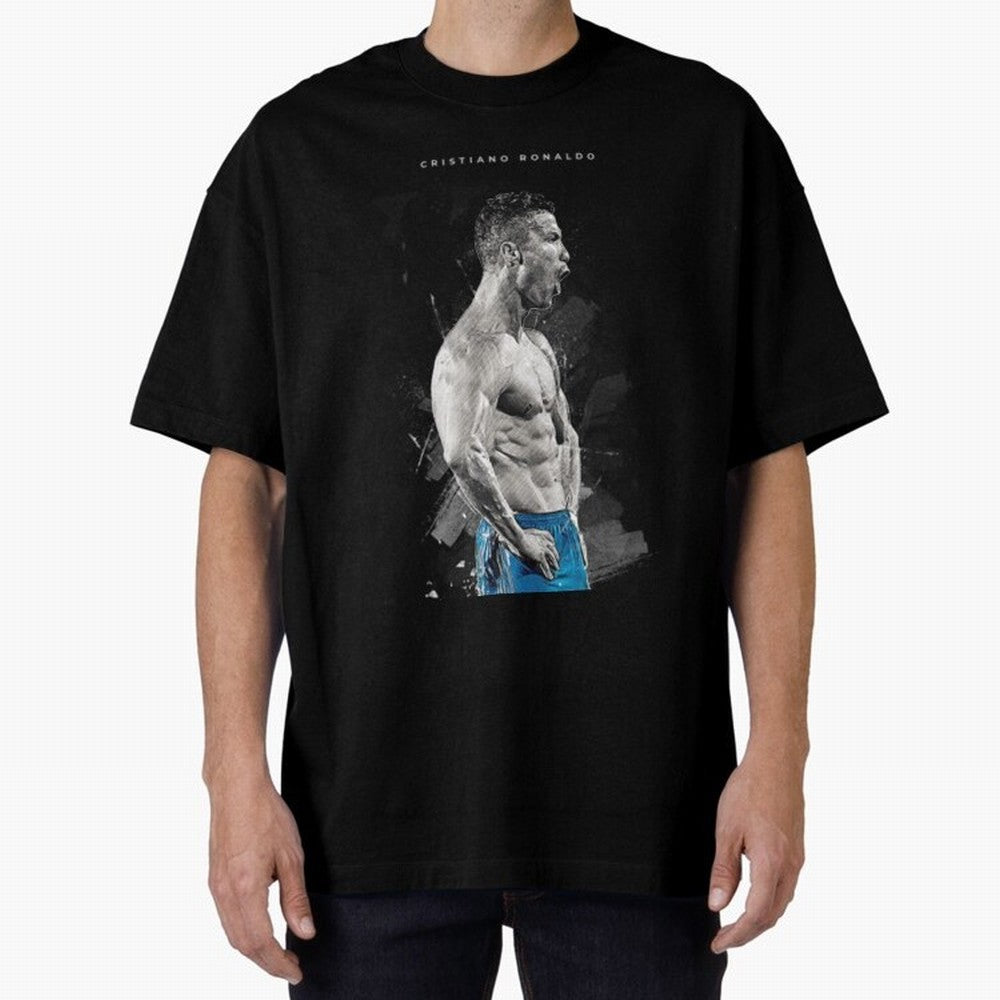 Cristiano Ronaldo Cristiano Ronaldo Oversized T-Shirt Bring Match Day Fire to FIFA World Cup 2026 for Fans of Messi, CR7 and Mbappe and Portugal, Bringing Goal Celebration Energy, Supporter Heritage, Football Icons and Worldwide Tournament Joy;
