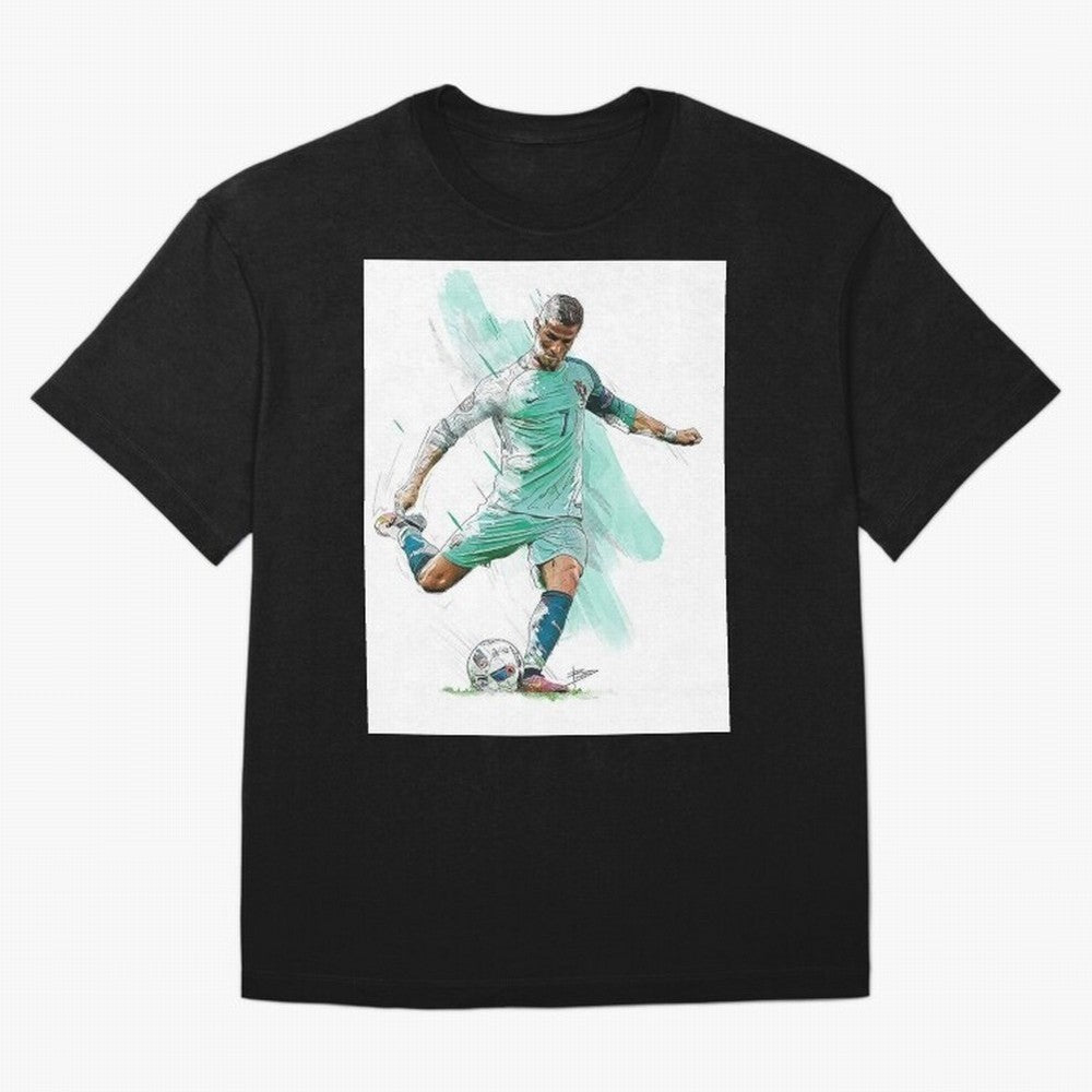 Cristiano ronaldo 7 Oversized T-Shirt Stand with the FIFA World Cup 2026 USA Canada Mexico Journey through Neymar, Haaland and Cristiano Ronaldo Highlights, Spain and Netherlands Pride, Retro Football Energy, Iconic Rivalries, Trophy Chase Drama