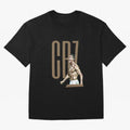 Best Seller - CR7 - Cristiano Ronaldo Merchandise Oversized T-Shirt Celebrate the Magic of FIFA World Cup 2026 USA Canada Mexico Connected to Cristiano Ronaldo, Haaland and CR7, Brazil, Portugal and Argentina Energy, Retro Football Energy, Iconic