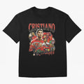 Retro Cristiano Ronaldo Oversized T-Shirt Back Your Heroes with Global Football Passion for FIFA World Cup 2026 USA Canada Mexico, Driven by Mbappe, England, France and Netherlands, Football Festival Excitement, Trophy Ambitions, Country Rivalries