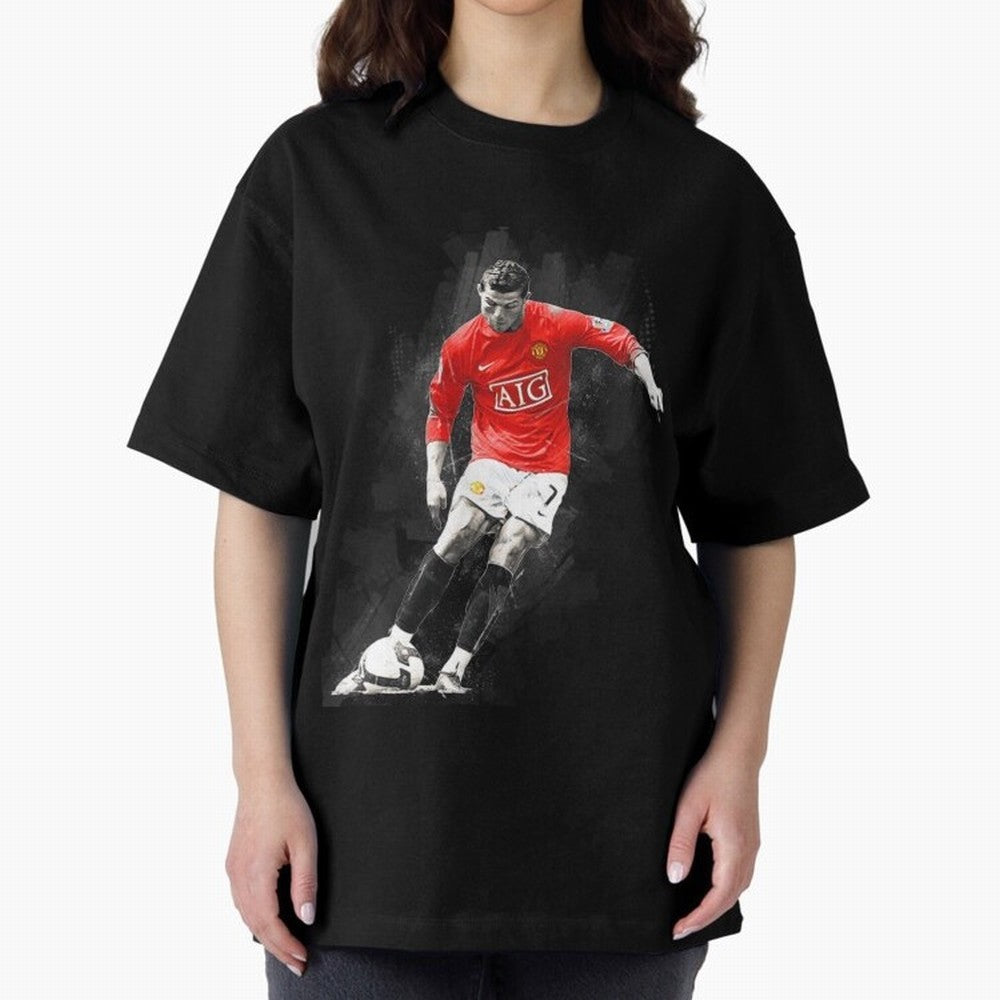 Cristiano Ronaldo Cristiano Ronaldo Oversized T-Shirt Carry the Dream of the FIFA World Cup 2026 Journey through Neymar Highlights, Germany Pride, Match Day Excitement, Supporter Culture, Golden Goals and Global Football Passion; Made for
