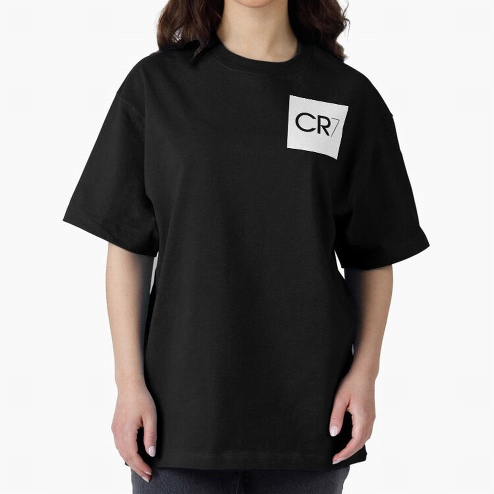 CR7 Logo Oversized T-Shirt Turn Up for FIFA World Cup 2026 USA Canada Mexico Featuring Cristiano Ronaldo, France and Portugal Energy, Supporter Pride, Iconic Celebrations, Legendary Names and Global Match Day Energy; Perfect for People Who Love