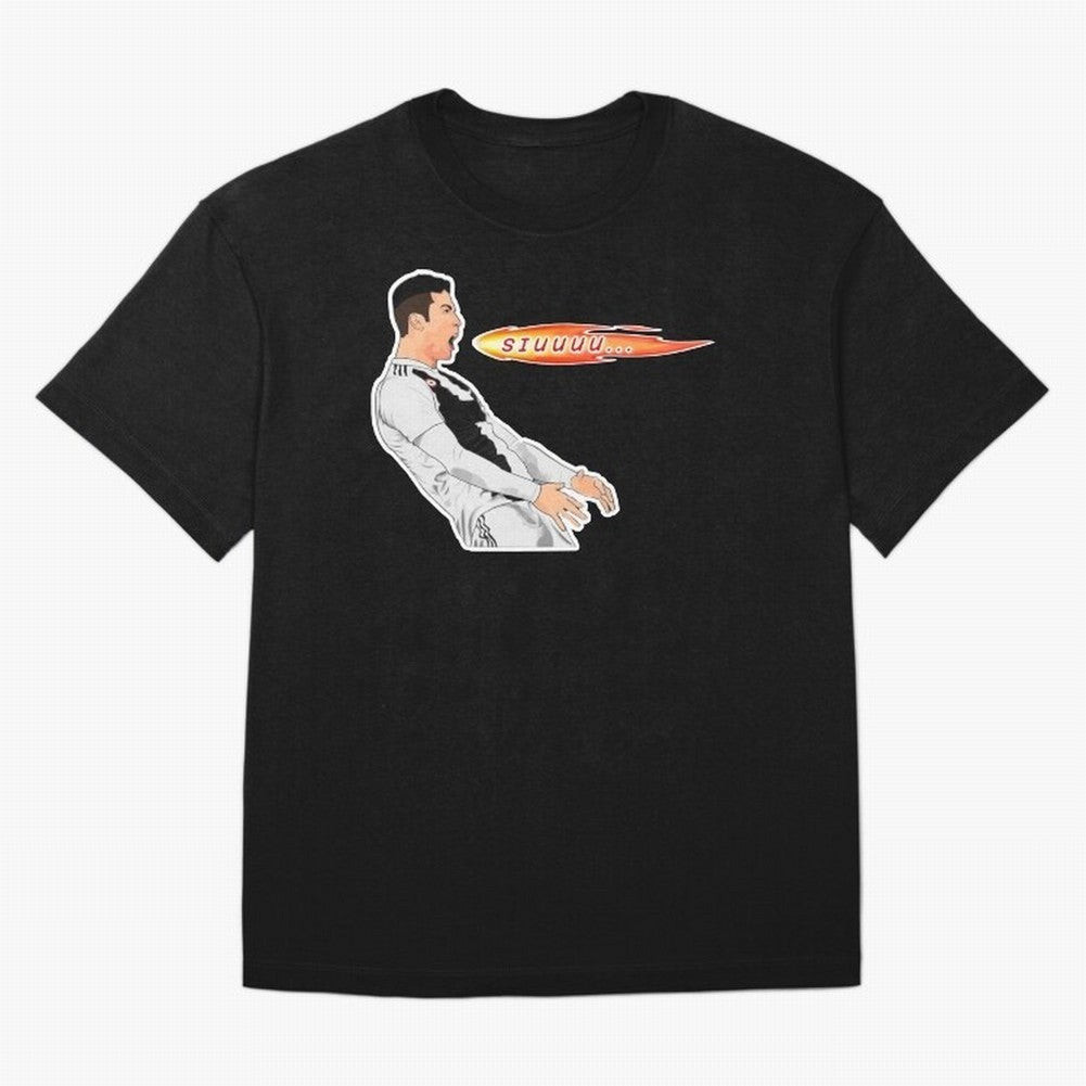 Siuuu Cristiano ronaldo funny Oversized T-Shirt Celebrate Football Dreams Across FIFA World Cup 2026 Spirit, Featuring England and Germany, Messi, Neymar and Mbappe, Football Festival Excitement, Trophy Ambitions, Country Rivalries and Star Player