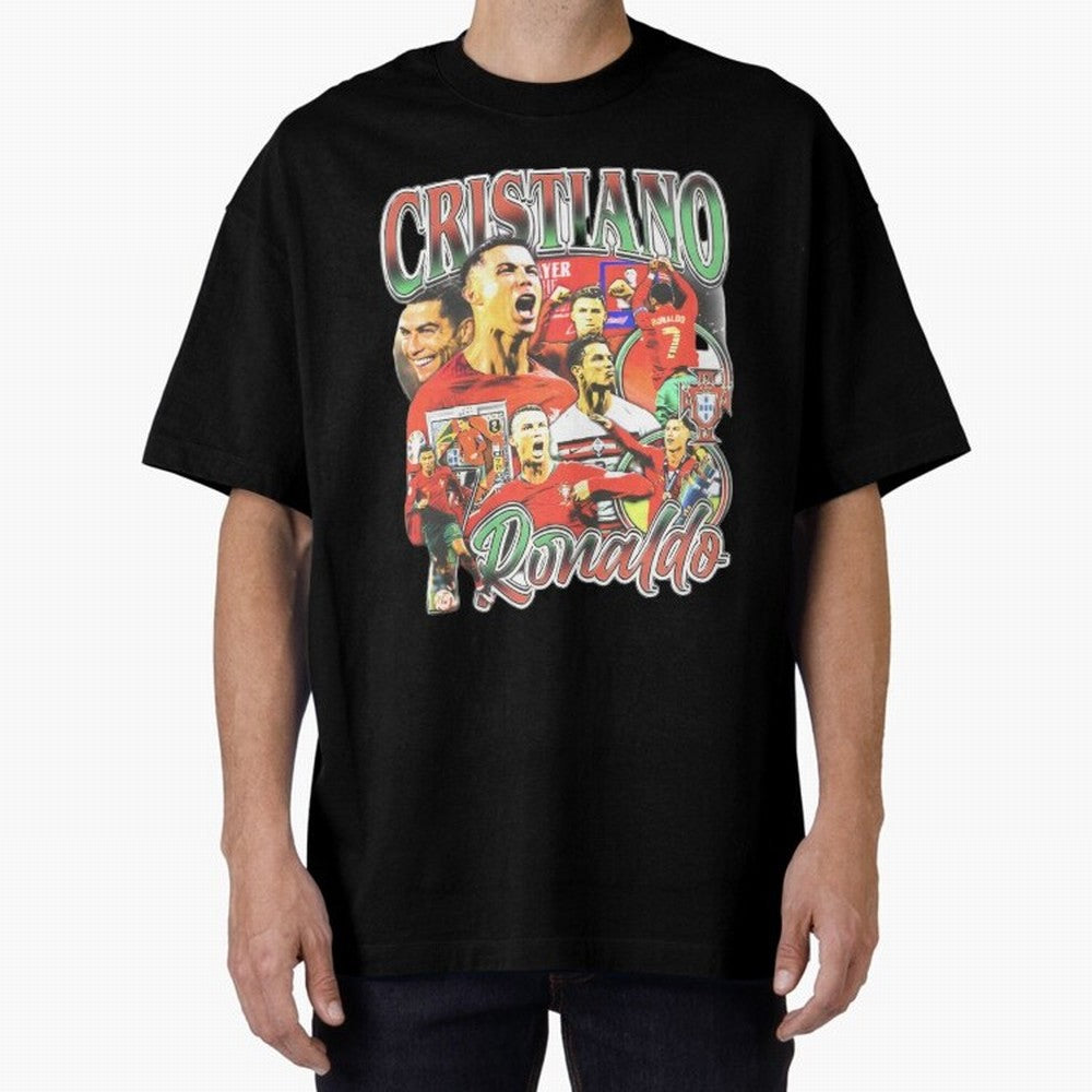 Cristiano Ronaldo Graphic Shirt Oversized T-Shirt Support Your Favorite Stars during the FIFA World Cup 2026 Journey through Neymar Highlights, Spain and Netherlands Pride, Game Day Rituals, Football Legends, Country Pride and the Road to the