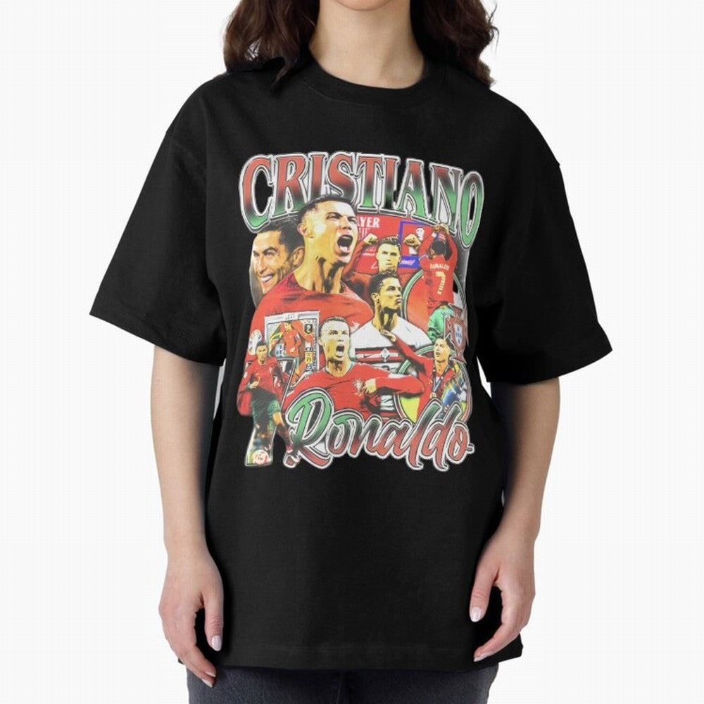 Cristiano Ronaldo Graphic Shirt Oversized T-Shirt Support Your Favorite Stars during the FIFA World Cup 2026 Journey through Neymar Highlights, Spain and Netherlands Pride, Game Day Rituals, Football Legends, Country Pride and the Road to the
