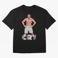 BEST - Cristiano Ronaldo Oversized T-Shirt Join Global Football Passion for FIFA World Cup 2026 Group Stage, Built around Mbappe, Argentina and Brazil, Retro Football Energy, Iconic Rivalries, Trophy Chase Drama and Stadium Atmosphere; Ideal for