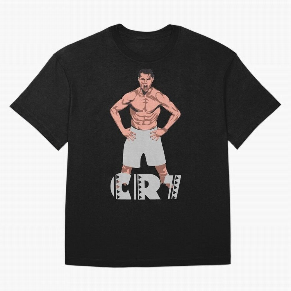 BEST - Cristiano Ronaldo Oversized T-Shirt Join Global Football Passion for FIFA World Cup 2026 Group Stage, Built around Mbappe, Argentina and Brazil, Retro Football Energy, Iconic Rivalries, Trophy Chase Drama and Stadium Atmosphere; Ideal for