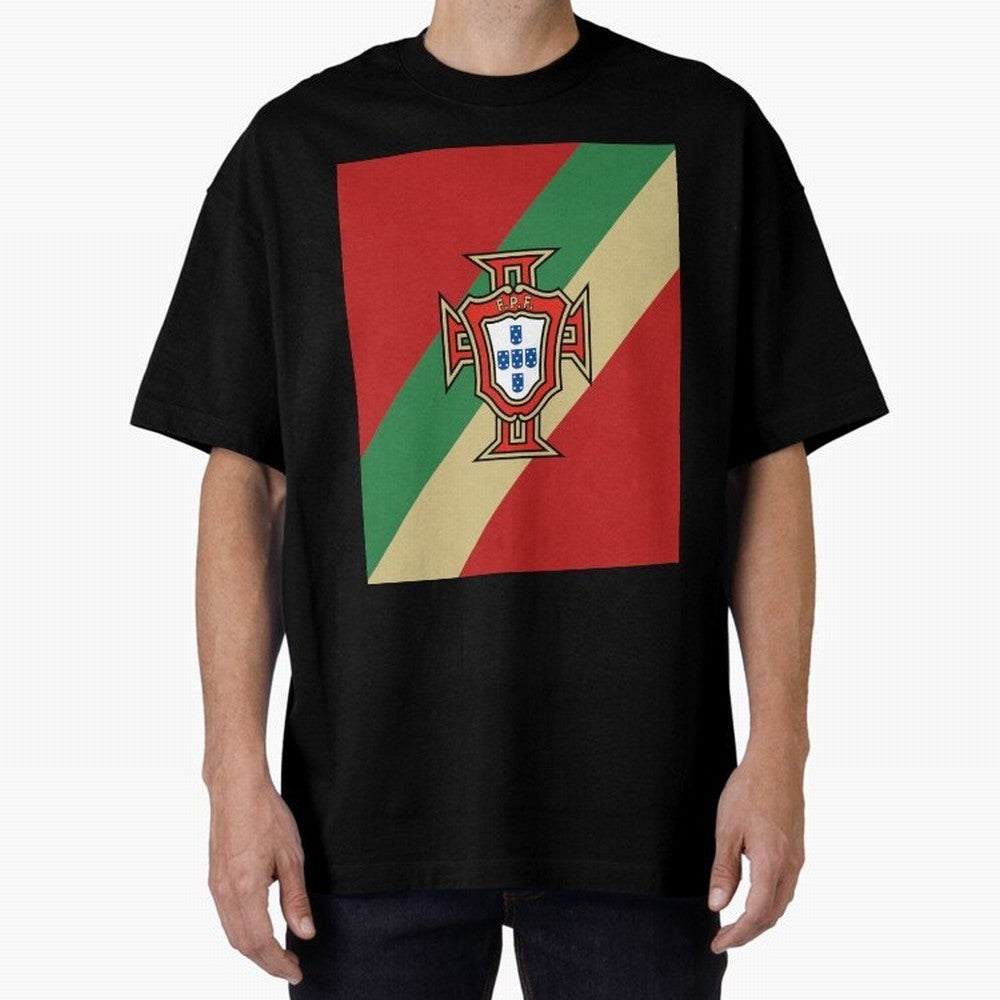 Portugal | 2026 World Cup Fan Apparel Oversized T-Shirt Refresh Match Day Hype around FIFA World Cup 2026 Group Stage, CR7 and Messi, Spain and Netherlands, Champion Mindset, Group Stage Buzz, Knockout Tension and Passionate Fan Culture; Created