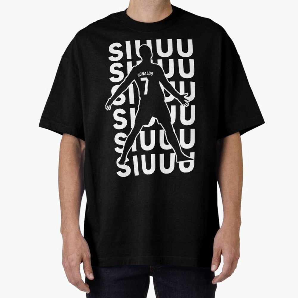 siuuu ronaldo Cristiano CR7 memes MUFC Oversized T-Shirt Celebrate the Next Chapter of FIFA World Cup 2026 USA Canada Mexico for Fans of Messi and Brazil, Bringing Global Supporter Spirit, Legendary Goals, National Colors and Tournament