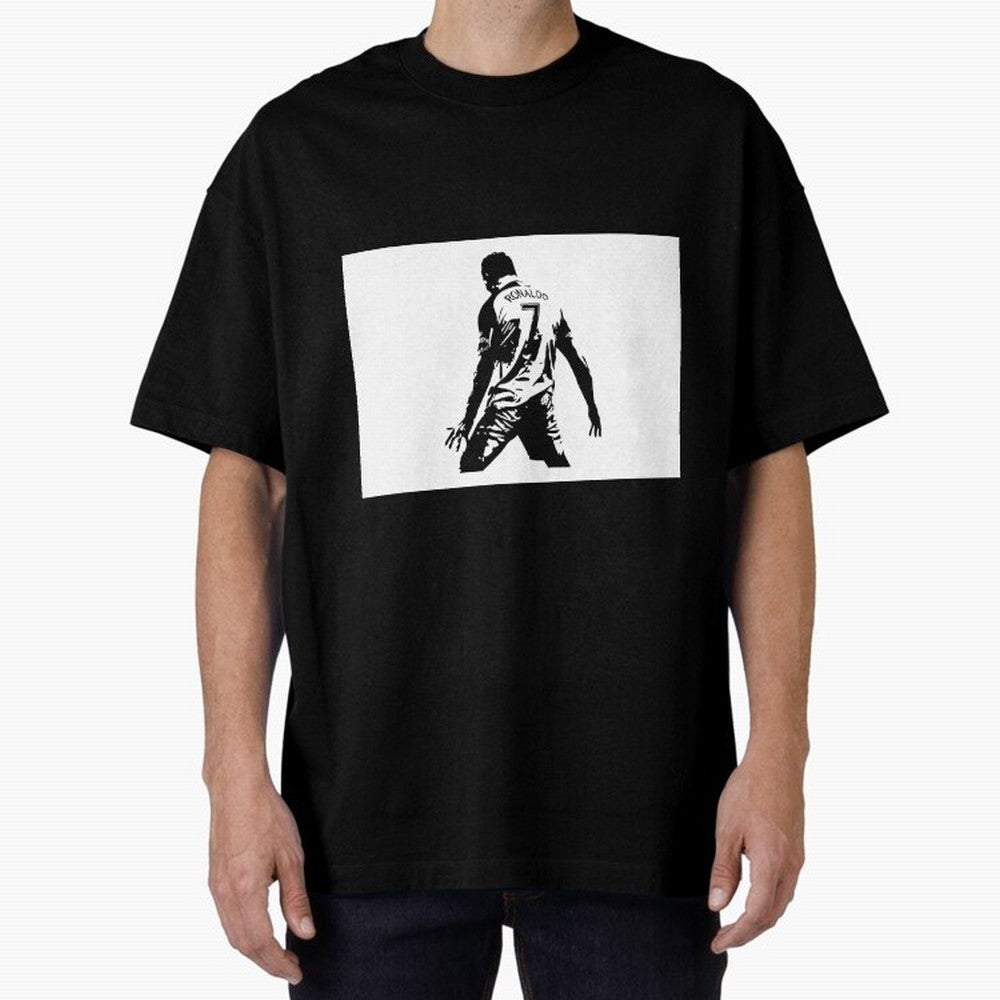 Cristiano Ronaldo Oversized T-Shirt Show Your Tournament Heart for FIFA World Cup 2026 Group Stage for Fans of Messi, CR7 and Mbappe and Argentina, Bringing Tournament Hype, Historic Matchups, Family Viewing Parties and Global Sports Pride; Made