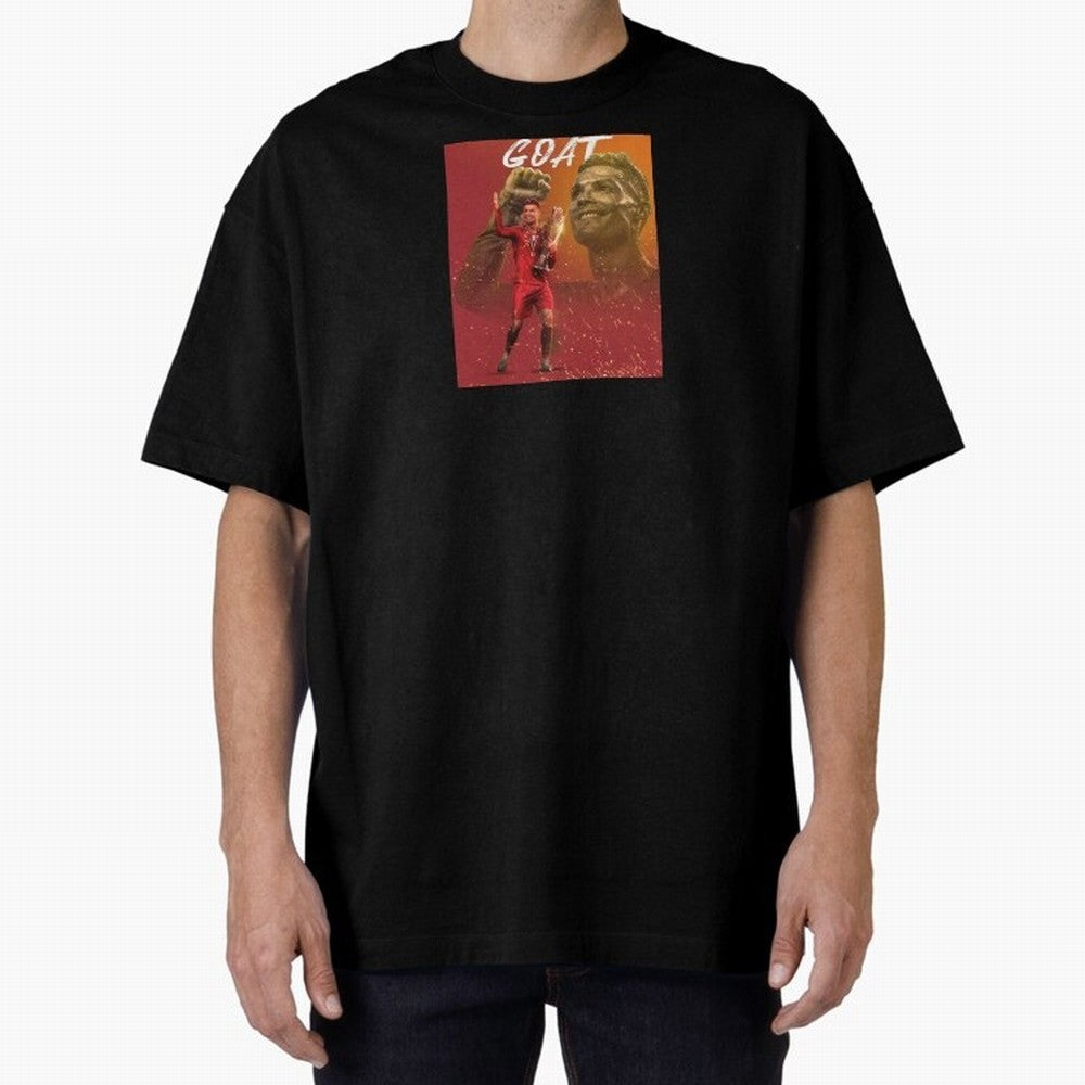 Wallpaper Cris Ronaldo Oversized T-Shirt Stand with FIFA World Cup 2026 Group Stage for Fans of Messi and Cristiano Ronaldo and France, Bringing Champion Mindset, Group Stage Buzz, Knockout Tension and Passionate Fan Culture; Perfect for People Who