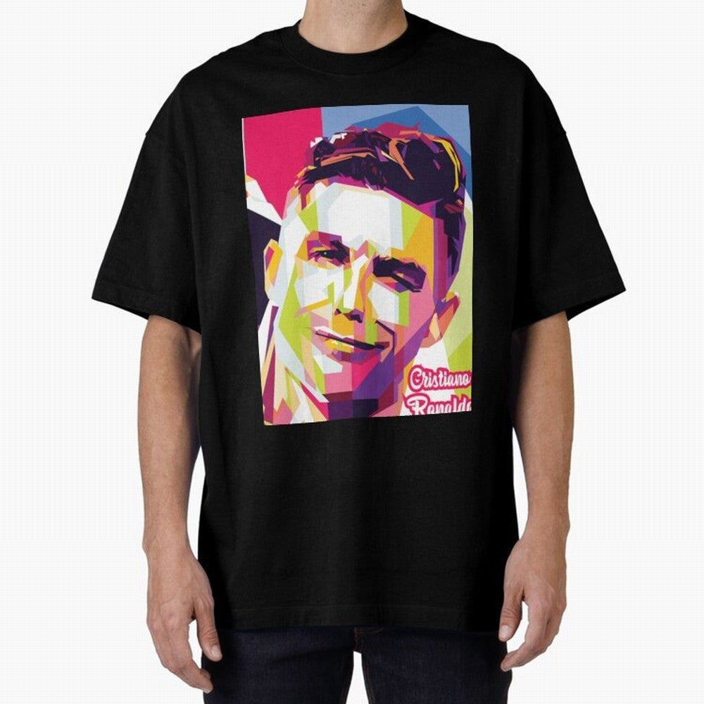 Cristiano Ronaldo Cristiano Ronaldo Oversized T-Shirt Celebrate Unforgettable Nights in the FIFA World Cup 2026 USA Canada Mexico Journey through Cristiano Ronaldo, Haaland and CR7 Highlights, Argentina, France and Brazil Pride, Classic Soccer