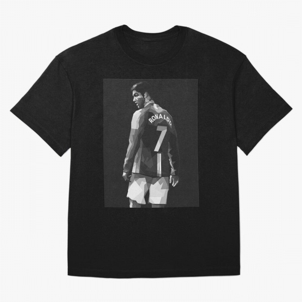 Cristiano Ronaldo Cristiano Ronaldo Oversized T-Shirt Celebrate Fan Culture around Match Day Hype around FIFA World Cup 2026 Group Stage, Neymar, Spain, Stadium Memories, Football Loyalty, International Chants and Championship Tradition; Made for