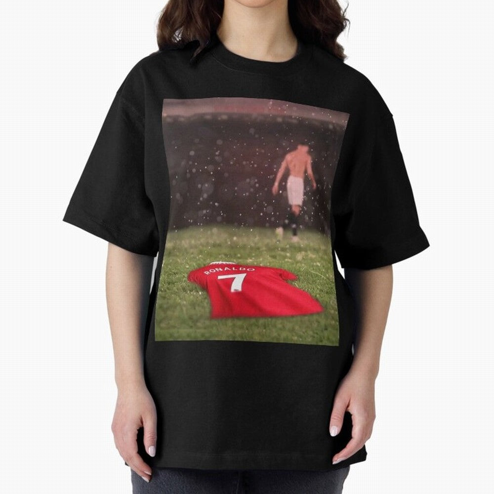 Cristiano Ronaldo Oversized T-Shirt Celebrate Football Heritage in FIFA World Cup 2026 Group Stage for Fans of Cristiano Ronaldo and Spain and Netherlands, Bringing Stadium Chants, National Pride, Trophy Dreams and Unforgettable Football Memories;