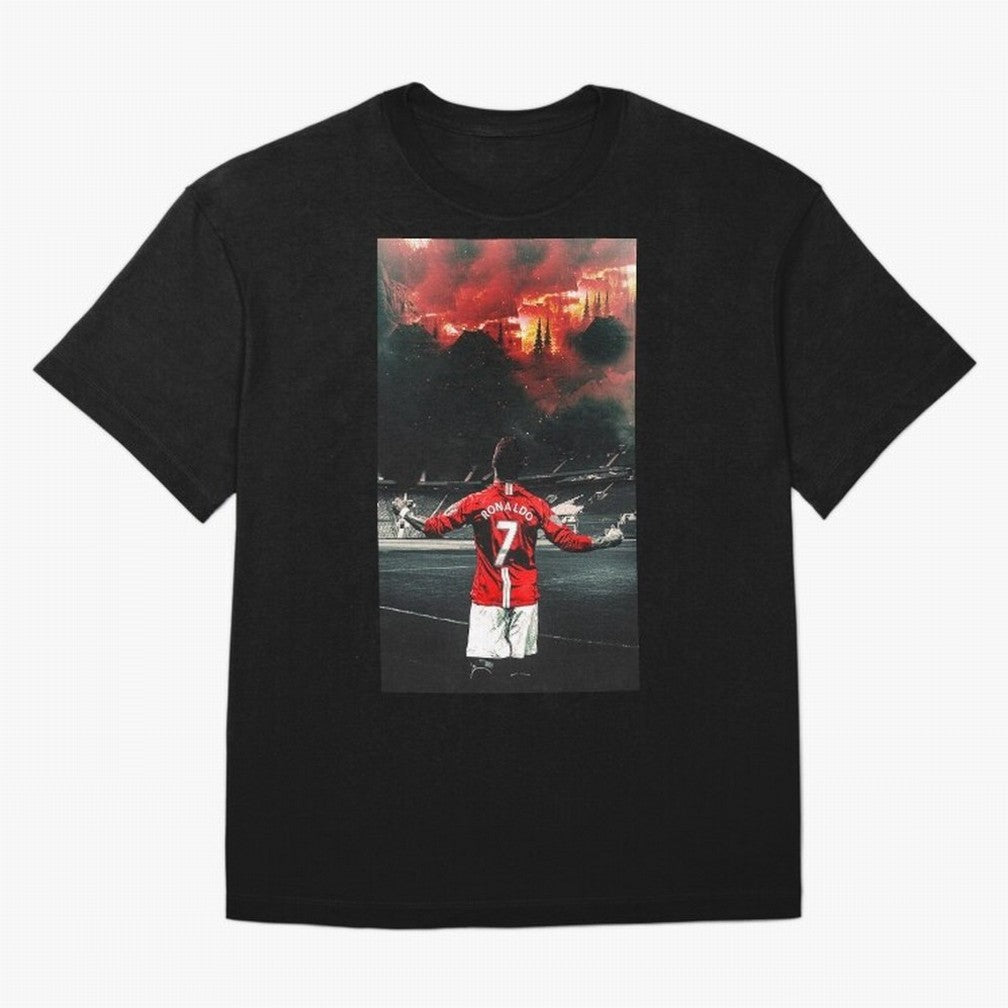 cristiano ronaldo manchester Oversized T-Shirt Represent the Passion of FIFA World Cup 2026 Group Stage Built around Neymar, Brazil Energy, Stadium Memories, Football Loyalty, International Chants and Championship Tradition; Ideal for Fans Who