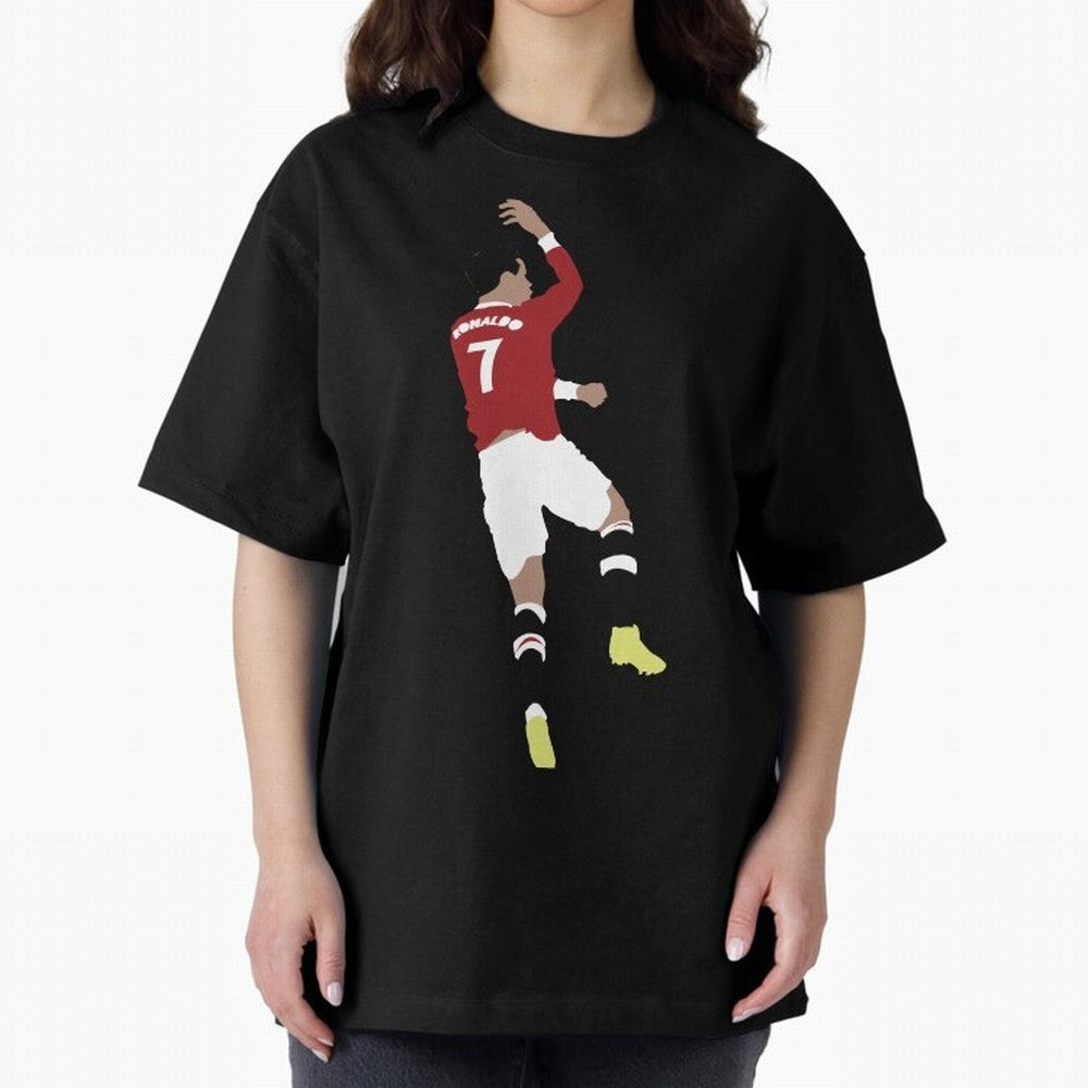 Cristiano Ronaldo Suuii - Design Oversized T-Shirt Bring Bold Fan Energy to FIFA World Cup 2026 Group Stage Spirit, Driven by Netherlands, Messi, CR7 and Mbappe, Fan Favorite Moments, National Team Passion, Big Match Drama and Soccer History; Made
