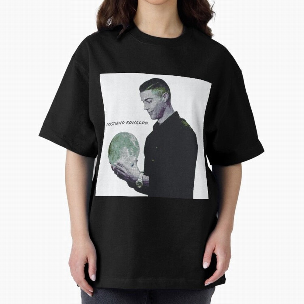 Cristiano Ronaldo art illustration. Cristiano Ronaldo sketch art Oversized T-Shirt Support FIFA World Cup 2026 USA Canada Mexico Filled with Cristiano Ronaldo, Haaland and CR7, Spain and Netherlands Energy, Soccer Culture, Superstar Moments,