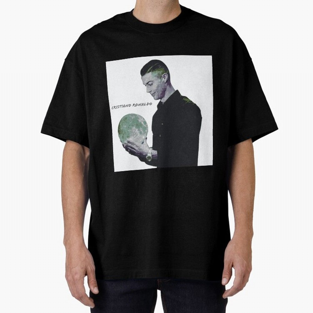 Cristiano Ronaldo art illustration. Cristiano Ronaldo sketch art Oversized T-Shirt Support FIFA World Cup 2026 USA Canada Mexico Filled with Cristiano Ronaldo, Haaland and CR7, Spain and Netherlands Energy, Soccer Culture, Superstar Moments,