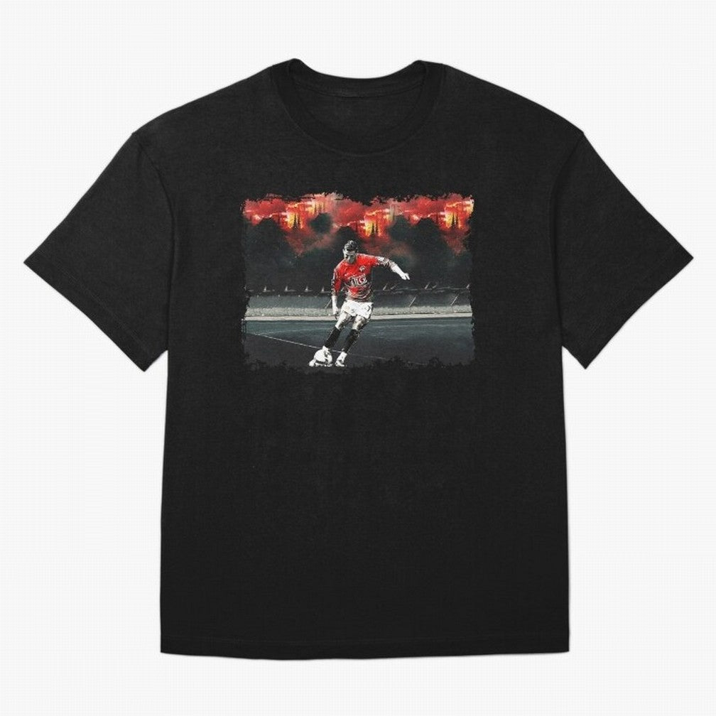 Cristiano Ronaldo 2008 Shoot 8K Oversized T-Shirt Make Your Look Match FIFA World Cup 2026 Group Stage Spirit, Inspired by Argentina, Haaland, Vintage Soccer Flavor, Modern Football Stars, National Flags and Final Night Emotion; Great for Watch