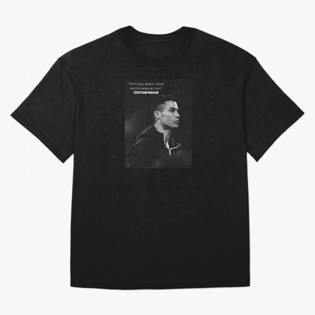 Cristiano Ronaldo motivational quote Oversized T-Shirt Join the Global Buzz around the FIFA World Cup 2026 USA Canada Mexico Journey through Mbappe and Neymar Highlights, Portugal Pride, Match Day Excitement, Supporter Culture, Golden Goals and