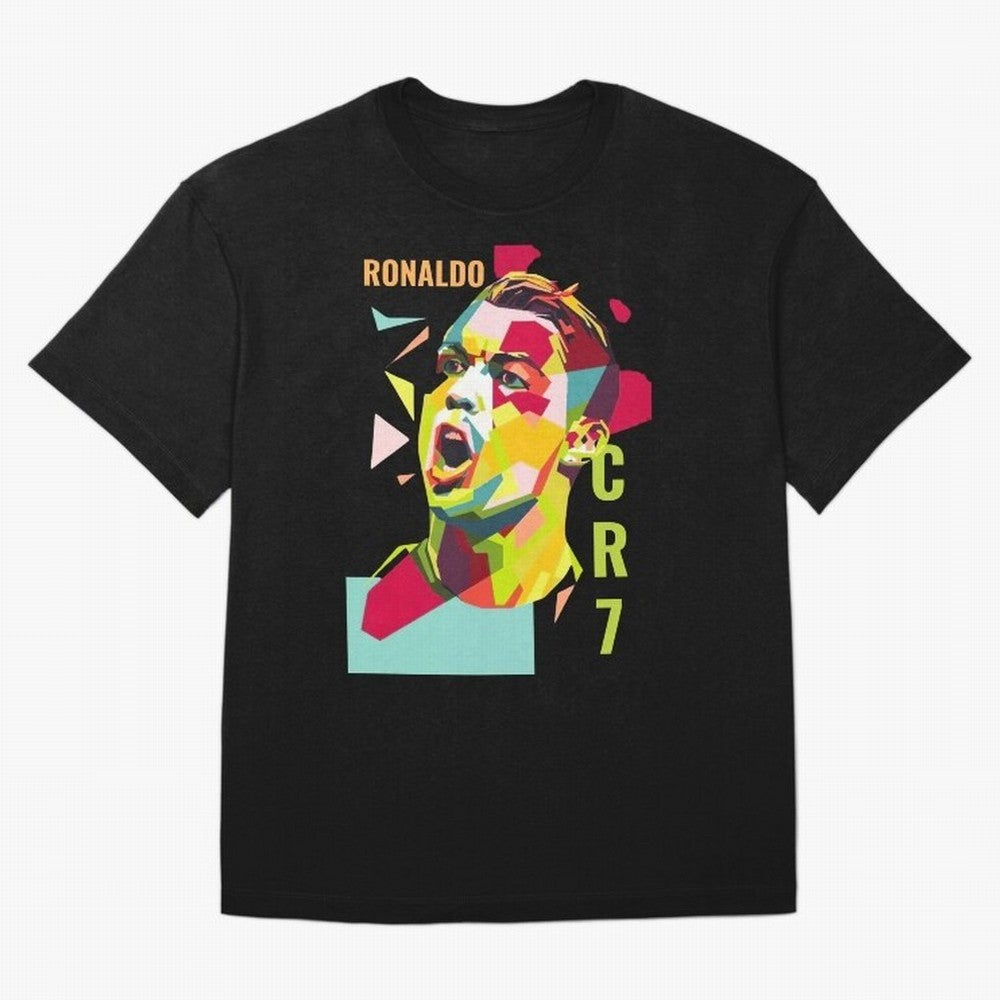 RONALDO CR7 Design Oversized T-Shirt Celebrate Football Dreams Across Match Day Hype around FIFA World Cup 2026 USA Canada Mexico, Mbappe and Neymar, France, Fan Favorite Moments, National Team Passion, Big Match Drama and Soccer History; Made for