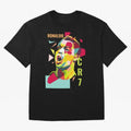 RONALDO CR7 Design Oversized T-Shirt Celebrate Football Dreams Across Match Day Hype around FIFA World Cup 2026 USA Canada Mexico, Mbappe and Neymar, France, Fan Favorite Moments, National Team Passion, Big Match Drama and Soccer History; Made for