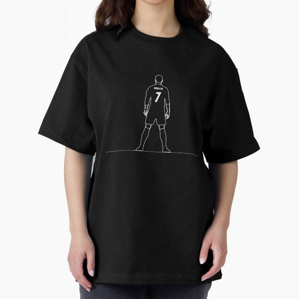 Cristiano Ronaldo Standing Oversized T-Shirt Refresh FIFA World Cup 2026 Group Stage Made for Neymar, England, France and Netherlands Energy, Football History, Final Match Energy, Crowd Noise and Once in a Lifetime Moments; Ideal for Passionate
