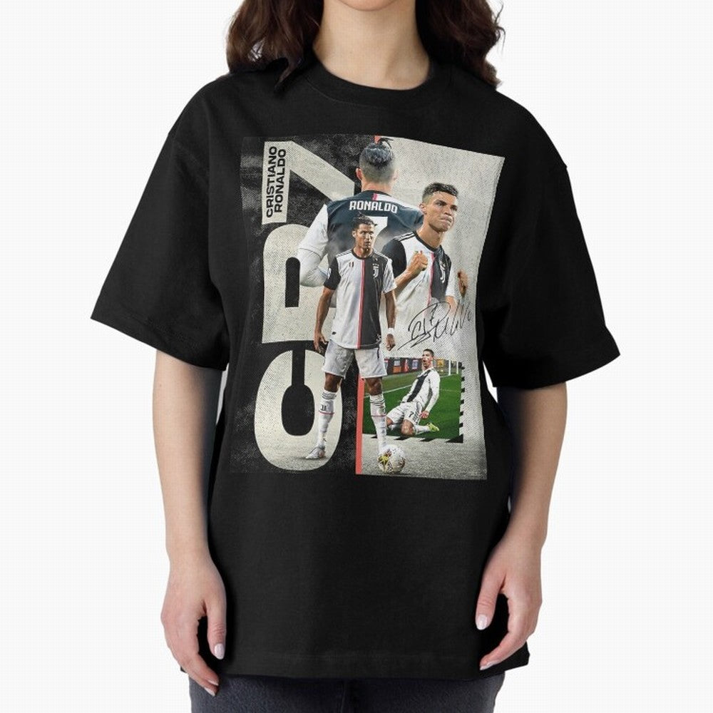 Cristiano Ronaldo Goals Oversized T-Shirt Unlock the FIFA World Cup 2026 Group Stage Journey through Messi, CR7 and Mbappe Highlights, France and Portugal Pride, Game Day Rituals, Football Legends, Country Pride and the Road to the Final; Made for
