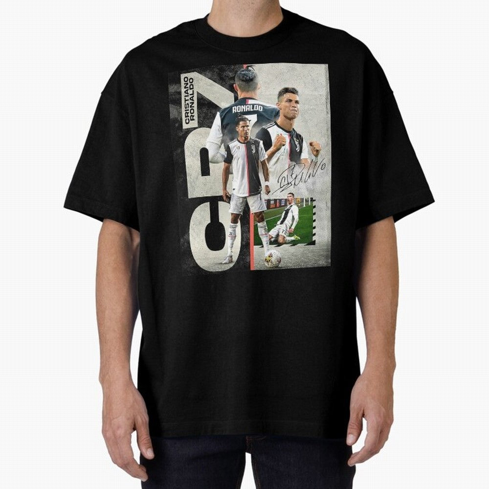 Cristiano Ronaldo Goals Oversized T-Shirt Unlock the FIFA World Cup 2026 Group Stage Journey through Messi, CR7 and Mbappe Highlights, France and Portugal Pride, Game Day Rituals, Football Legends, Country Pride and the Road to the Final; Made for