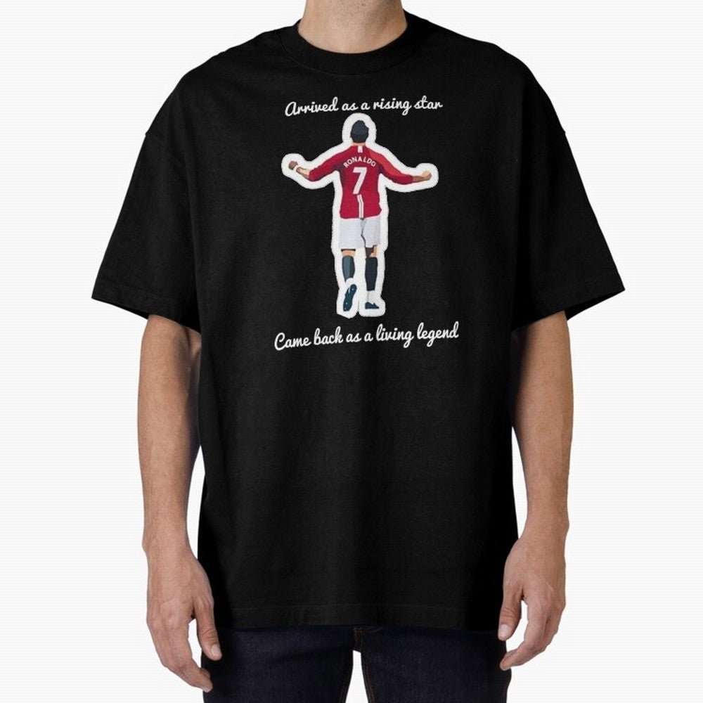 Cristiano Ronaldo Manchester United Siu Siuuu MUFC Oversized T-Shirt Bring a Vintage Feel to FIFA World Cup 2026 Group Stage Inspired by Cristiano Ronaldo, Haaland and CR7, Germany Energy, Football History, Final Match Energy, Crowd Noise and Once
