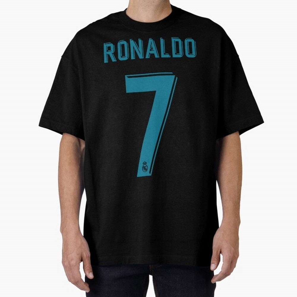 Cristiano Ronaldo 2018 Oversized T-Shirt Celebrate Global Passion for FIFA World Cup 2026 USA Canada Mexico for Fans of Haaland and Mbappe and Germany, Bringing Champion Mindset, Group Stage Buzz, Knockout Tension and Passionate Fan Culture; Great