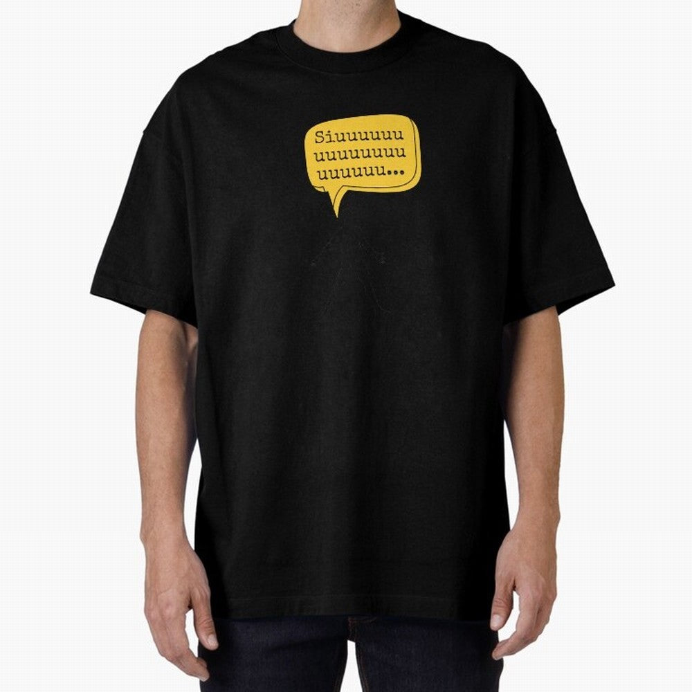 Siuuu cristiano ronaldo CR7 Oversized T-Shirt Bring a Champion Mindset to Global Football Passion for FIFA World Cup 2026, Filled with CR7, Brazil, Tournament Hype, Historic Matchups, Family Viewing Parties and Global Sports Pride; Made for Die