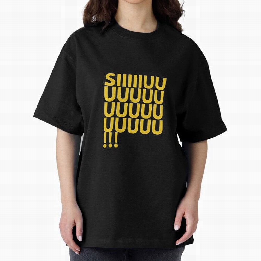 Cristiano Ronaldo Siuuu Oversized T-Shirt Share FIFA World Cup 2026 Spirit, Inspired by Argentina and Brazil, Messi and Cristiano Ronaldo, Goal Celebration Energy, Supporter Heritage, Football Icons and Worldwide Tournament Joy; Built for