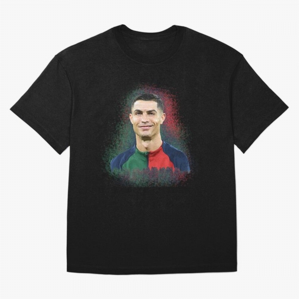 Cristiano Ronaldo digital art Oversized T-Shirt Experience the Global Stage of FIFA World Cup 2026 Group Stage for Fans of Messi and Cristiano Ronaldo and Brazil, Bringing Stadium Chants, National Pride, Trophy Dreams and Unforgettable Football