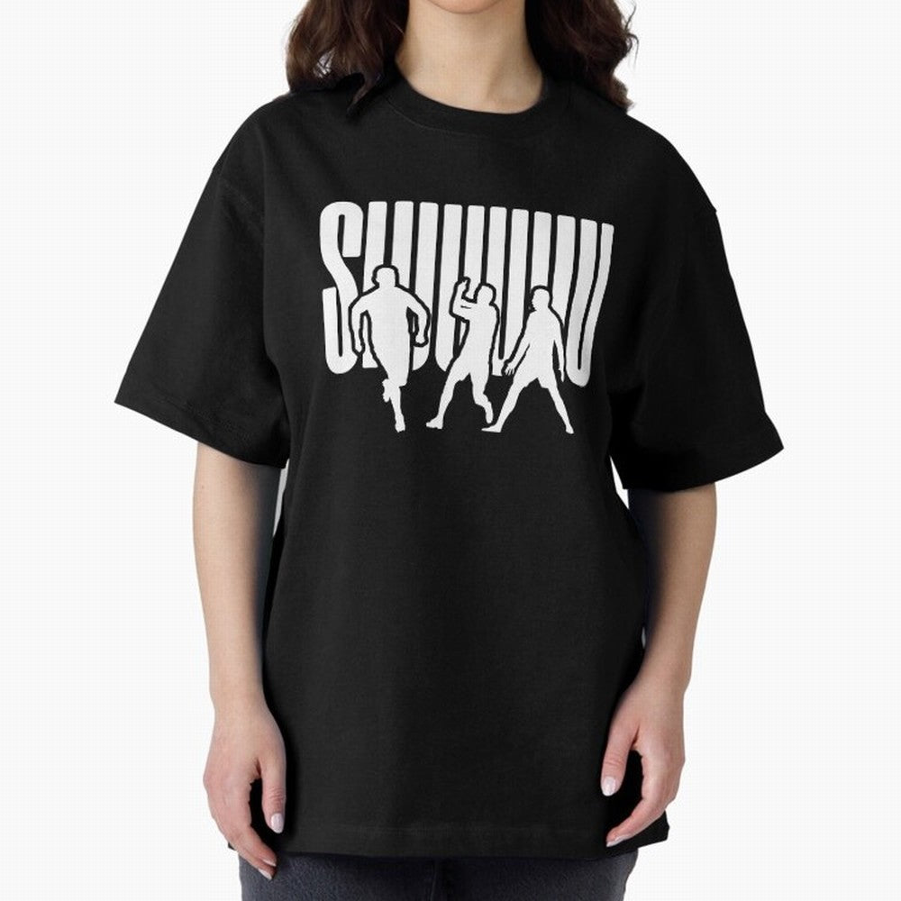 Siuuu Cristiano ronaldo suiii Oversized T-Shirt Treasure Global Football Passion for FIFA World Cup 2026 Group Stage, Featuring Mbappe and Neymar, Portugal, Supporter Pride, Iconic Celebrations, Legendary Names and Global Match Day Energy; Great