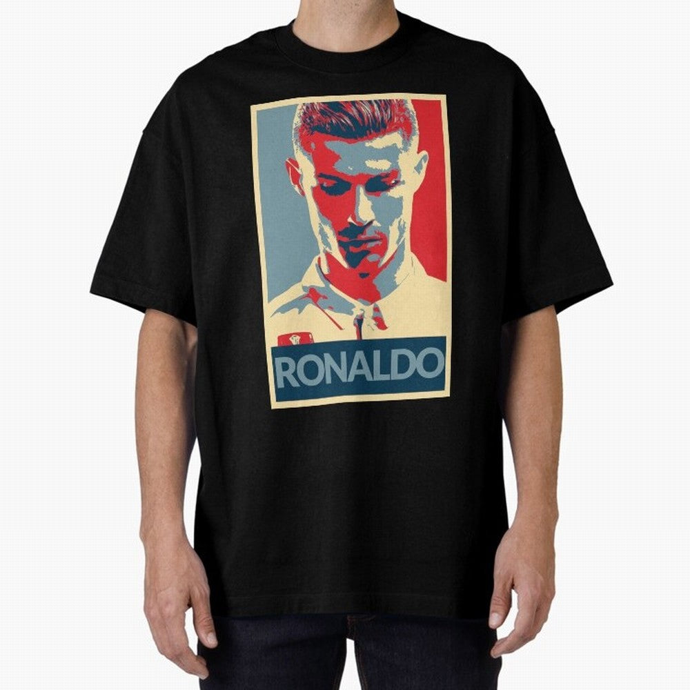 Cristiano Ronaldo Oversized T-Shirt Bring Match Day Fire to FIFA World Cup 2026 USA Canada Mexico for Fans of Haaland and Brazil, Bringing Classic Soccer Heritage, Championship Pressure, Fan Loyalty and International Pride; Created for Match Day