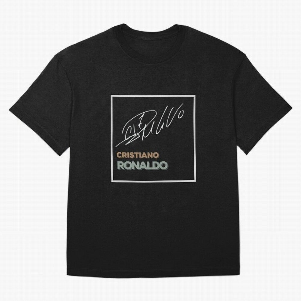 SIUUU - Cristiano Ronaldo CR7 Best Seller Oversized T-Shirt Honor Football Greatness during FIFA World Cup 2026 Group Stage for Fans of Messi, CR7 and Mbappe and Portugal, Bringing Vintage Soccer Flavor, Modern Football Stars, National Flags and