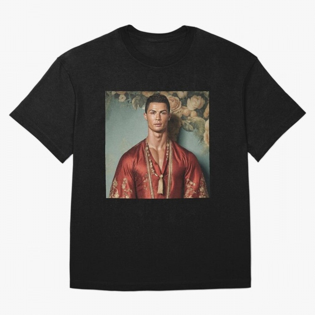 Cristiano Ronaldo Oversized T-Shirt Feel FIFA World Cup 2026 Spirit, Connected to Spain and Netherlands, CR7, Classic Soccer Heritage, Championship Pressure, Fan Loyalty and International Pride; Made for Die Hard Supporters, Soccer Lovers, Game Day