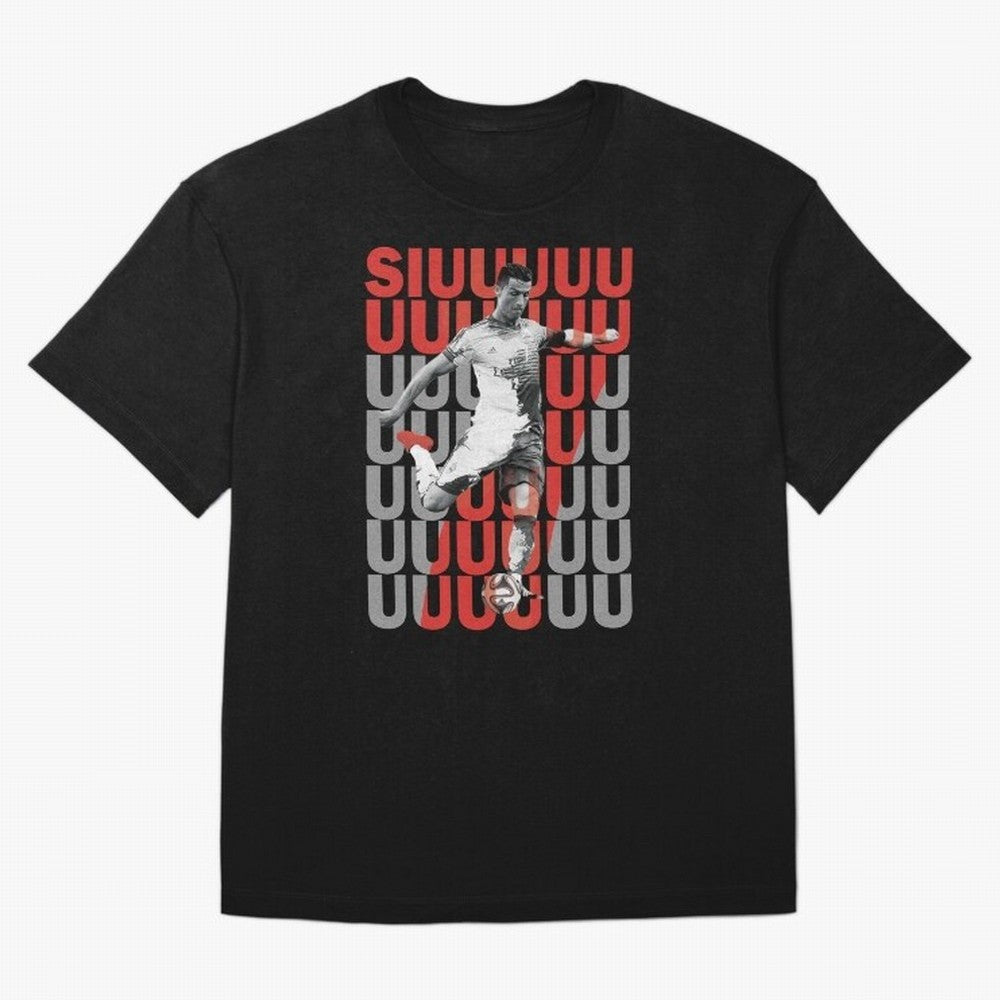 Siuuuuuu Cristiano Ronaldo Oversized T-Shirt Show Match Day Excitement for the FIFA World Cup 2026 Journey through Haaland and Mbappe Highlights, Spain and Netherlands Pride, Stadium Memories, Football Loyalty, International Chants and Championship