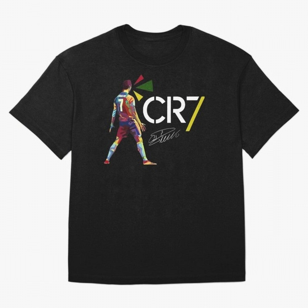 Cr7 Cristiano Ronaldo Signature Oversized T-Shirt Relive Legendary Nights from the FIFA World Cup 2026 USA Canada Mexico Journey through Messi, CR7 and Mbappe Highlights, Brazil Pride, Worldwide Fan Energy, Dramatic Goals, Stadium Lights and